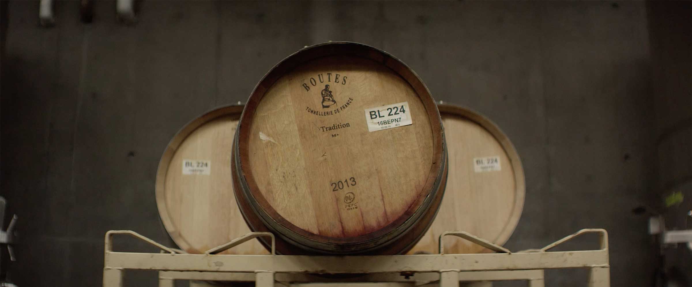 wine barrels